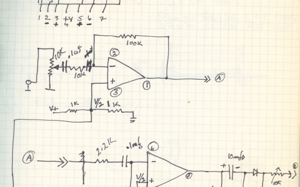 Stephan von Huene, »Tisch Tänzer 1993 (for Karlsruhe) / notebook«, ca. 1993. ZKM | Center for Art and Media Karlsruhe, Stephan von Huene / ZKM-01-0095-02-0658