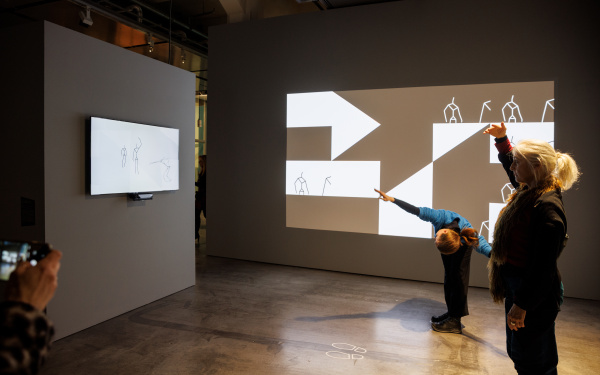 Ausstellungsansicht »Analivia Cordeiro. From Body to Code« im ZKM | Zentrum für Kunst und Medien Karlsruhe, 2023.