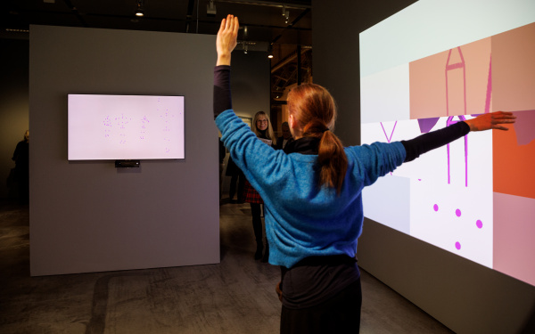 Ausstellungsansicht »Analivia Cordeiro. From Body to Code« im ZKM | Zentrum für Kunst und Medien Karlsruhe, 2023. 
