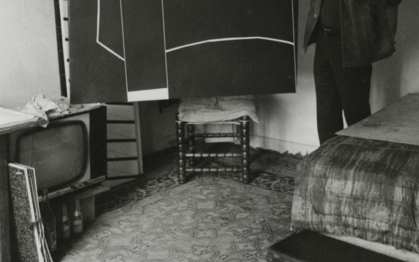 Manfred Mohr mit »Edda - Bild 16/167«, 1966