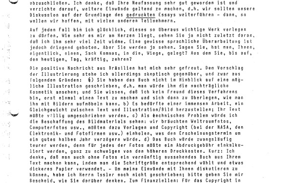 Brief von Andreas Müller Pohle an Vilém Flusser, 09.01.1983