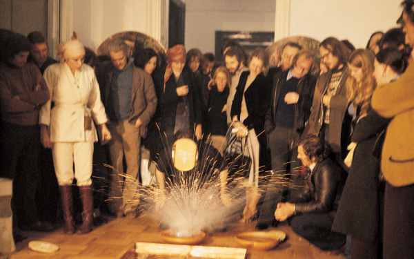 Peter Weibel: -Feuerflucht - Fluchtfeuer, 1975