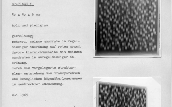 Inge Claus-Jansen, Statisch f, 1965