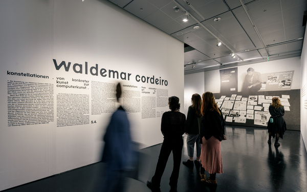 Ausstellungsansicht "Waldemar Cordeiro. Konstellationen"