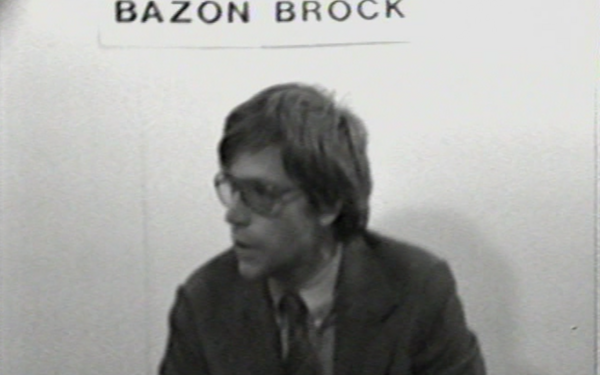 Karl Oskar Blase, »Audiovisuelle Dokumentation«, documenta 5, 1972: Interview mit Bazon Brock