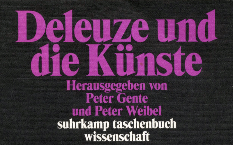 Cover der Publikation »Deleuze und die Künste«