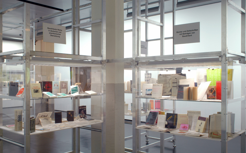 Exhibition view "Jean Baudrillard and the Arts"