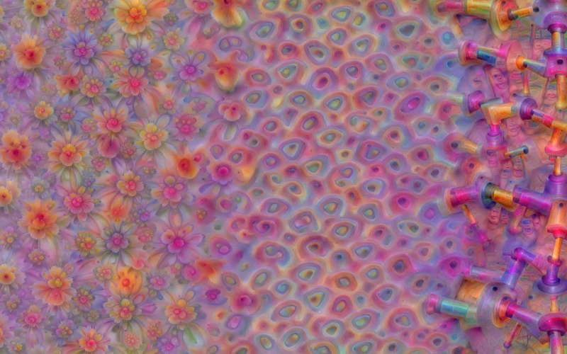 Colorful digital pattern