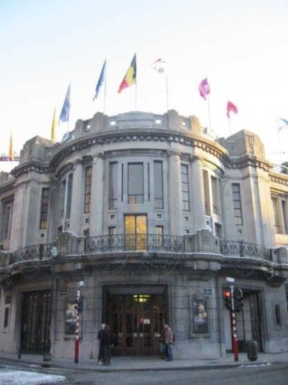 The picture shows the BOZAR in Brussels