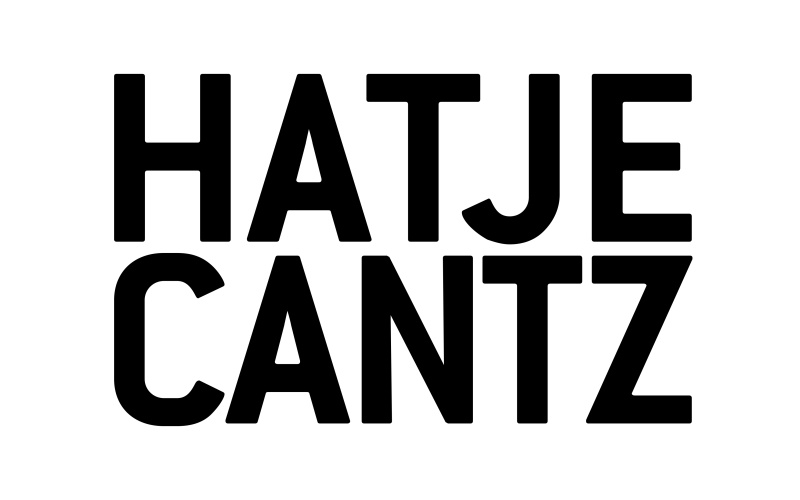 Text-Logo Hatje Cantz in schwarz