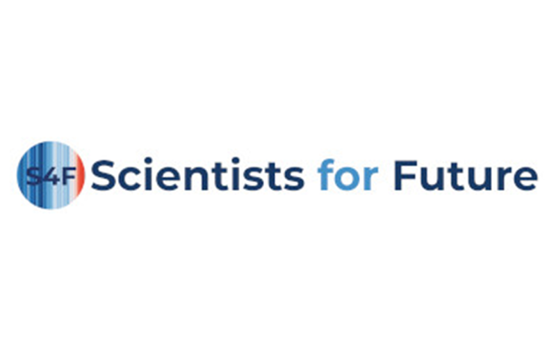 Logo der Scientists for Future blau auf weiß