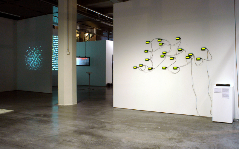 Ausstellungsansicht "Die Algorithmische Rvolution"