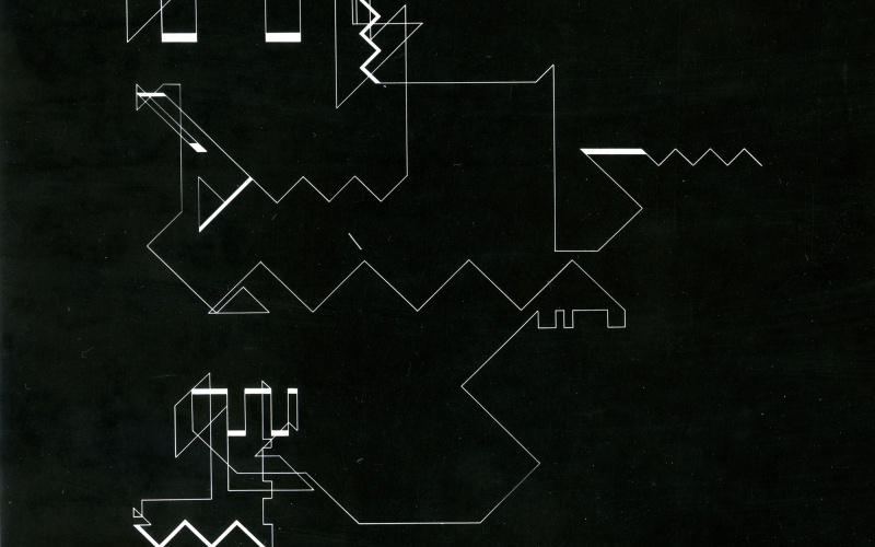 Manfred Mohr, »Programme 18. Random Walks«, 1971