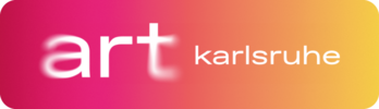 Logo der ART KARLSRUHE mit gelb-orangem Farbverlauf.